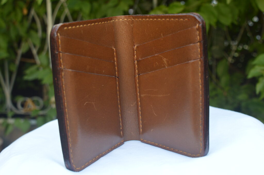 Classic Tan Leather Bifold Wallet