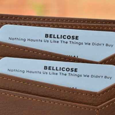 Bellicose Brown Pebbled Leather Wallet