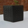 Dark Crocodile Embossed Leather Bifold