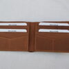 Classic Tan Leather Bifold Wallet